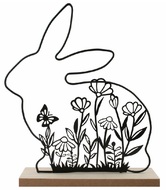 7183 Zaj&iacute;c z kovu 23 x 26 x 5 cm na postaven&iacute;-1