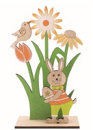 7668 Dekorace Velikonočn&iacute; zaj&iacute;c 12,5 x 20,5 x 4,5 cm na postaven&iacute;-1