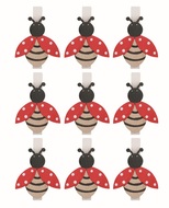 7677 Beru&scaron;ka dřevěn&aacute; 3 x 3,5 x 0,3 cm na kol&iacute;čku, 6 ks v s&aacute;čku-1