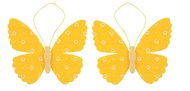 8883 Motýl filcový 9 cm na zavěšení, 2 ks v sáčku-3