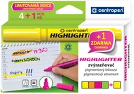 991063 Zvýrazňovač Highlighter 8552 1-4 mm v etui, 4 barvy, CENTROPEN-1