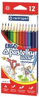 Pastelky školní ERGO 12 ks, Centropen