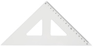 Trojúhelník s ryskou transparentní, Centropen