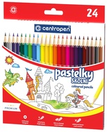 991095 Pastelky školní 24 ks, Centropen-1