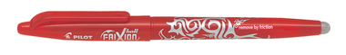 Gumovací pero PILOT Frixion 0,7 mm - červená 2064-002