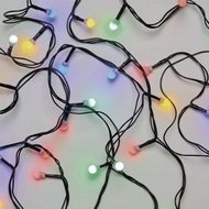 11031 Osvětlen&iacute; v&aacute;nočn&iacute; barevn&eacute; kuličky 8m-80 LED+5m př&iacute;vodn&iacute; kabel-4