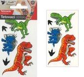 Tetovací obtisky 10,5x6 cm- velcí dinosauři