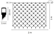 11082 Osvětlen&iacute; v&aacute;nočn&iacute; - nadstaviteln&aacute; s&iacute;ť 2x1,5m-160 LED tepl&aacute; b&iacute;l&aacute;+ 5 cm př&iacute;vodn&iacute; kabel-2