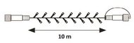11088 Osvětlen&iacute; v&aacute;nočn&iacute; - nadstaviteln&yacute; řetěz 10 m-100 LED multicolor+ 5 cm př&iacute;vodn&iacute; kabel-2