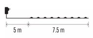 11201 Osvětlen&iacute; nano zelen&eacute; 7,5 m - 75 LED studen&aacute; b&iacute;l&aacute; + 5m př&iacute;vodn&iacute; kabel + časovač-3