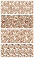 Balicí papír větvičky s ražbou mix 4 motivů 70 g, 200 x 70 cm
