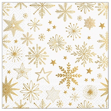 Papírové ubrousky vánoční, třívrstvé 33 x 33 cm, 20 ks