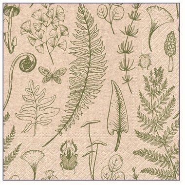 Papírové ubrousky celoroční, třívrstvé 33 x 33 cm, 20 ks