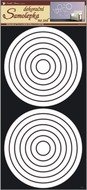 1331 Samolepky na zeď kruhy bílé, 69x32 cm-1