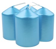 14347 Adventní svíce válec tyrkysový LAK 40 x 80 mm, 4 ks v sadě-2 14347 Adventní svíce válec tyrkysový LAK 40 x 80 mm, 4 ks v sadě-2