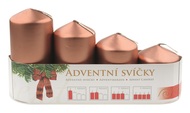 14375 Adventní svíce válec měděná LAK postupka 50, 75, 90, 105 x 60 mm, 4 ks-1 14375 Adventní svíce válec měděná LAK postupka 50, 75, 90, 105 x 60 mm, 4 ks-1