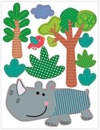 15056 Samolepky na zeď v bloku zv&iacute;ř&aacute;tka 16 x 23 cm 6 listů-4