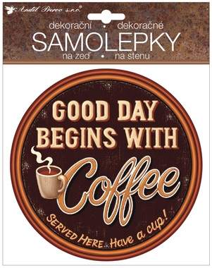 Samolepka na zeď nápis 3D 