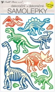 Samolepky na zeď svítící ve tmě Dino 41 x 25 cm
