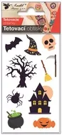 Tetovací obtisky Halloween dům 10,5 x 6 cm