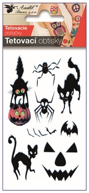 Tetovací obtisky Kočky 10,5 x 6 cm