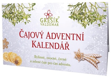 Čajový adventní kalendář na zavěšení