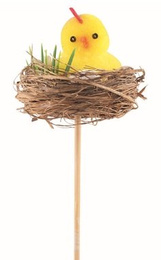 Kuře v hnízdě 5 x 5 x 5 cm + špejle