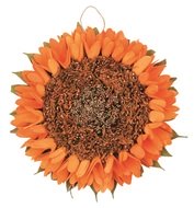 1842 Dekorace slunečnice závěsná 27 cm, oranžová-1 1842 Dekorace slunečnice závěsná 27 cm, oranžová-1
