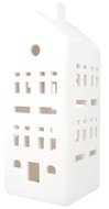 19572 Sv&iacute;cen domek porcel&aacute;nov&yacute; matn&yacute; s LED 21,5 cm-1