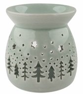 19622 Aromalampa zimn&iacute; les porcel&aacute;nov&aacute; 10 x 9,5 x 10 cm-1