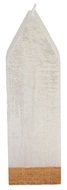 20061 Sv&iacute;čka domek b&iacute;l&yacute; se zlat&yacute;m glitrem 50 x 50 x 160 mm-1