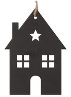 23018 Kovov&yacute; domek na zavě&scaron;en&iacute; čern&yacute; 8 x 12 cm -1