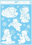 Okenní fólie – Hrající si andílci