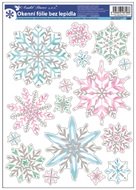 Okenní fólie – Barevné vločky