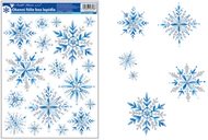 Okenní fólie – Modré vločky