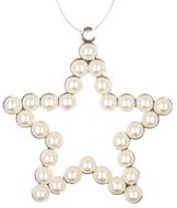 2713 Hvězda kovová závěsná s perlami 9 cm-1