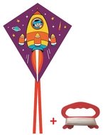 2778 Drak Raketa 60 x 70 cm, 30 m &scaron;ňůra-1