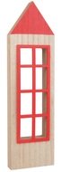 30008 Dům s červenou okenicí dřevěný na postavení 7,5 x 28 cm-1