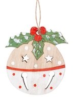 30085 Rolnička dřevěn&aacute; na zavě&scaron;en&iacute; 5 x 5,5 x 0,5 cm, 2 ks v s&aacute;čku-1