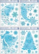 338 Fólie jemná ledová zvon, kometa, anděl, strom 42x30cm -1