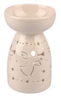 Aromalampa bílá porcelánová s Andělem 8 x 14 cm