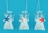 3565 Sada skleněných andělů s hvězdou 4,5 cm, 3 ks-1