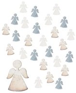 3873 Dřevění andílci 2 cm, 24 ks -1