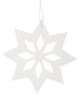 4097 Hvězda dřevěn&aacute; b&iacute;l&aacute; na zavě&scaron;en&iacute; 10 cm-1