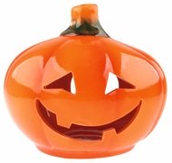 Svícen keramická dýně Halloween 15 x 14 cm