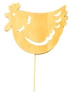 4297 Ohr&aacute;dka s velikonočn&iacute;mi barevn&yacute;mi z&aacute;pichy mix 24 ks-6