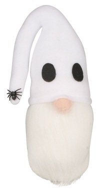 Skřítek duch z filcu na postavení bílý 26 cm 