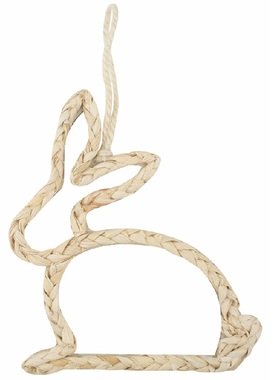 Dekorace Zajíc 15 x 18 x 1 cm na zavěšení