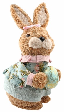 Dekorační Velikonoční Zaječice 14 x 26 x 11 cm na postavení