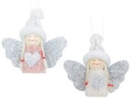 4534 Anděl na zavěšení se stříbrnými křídly 7,5 cm-1